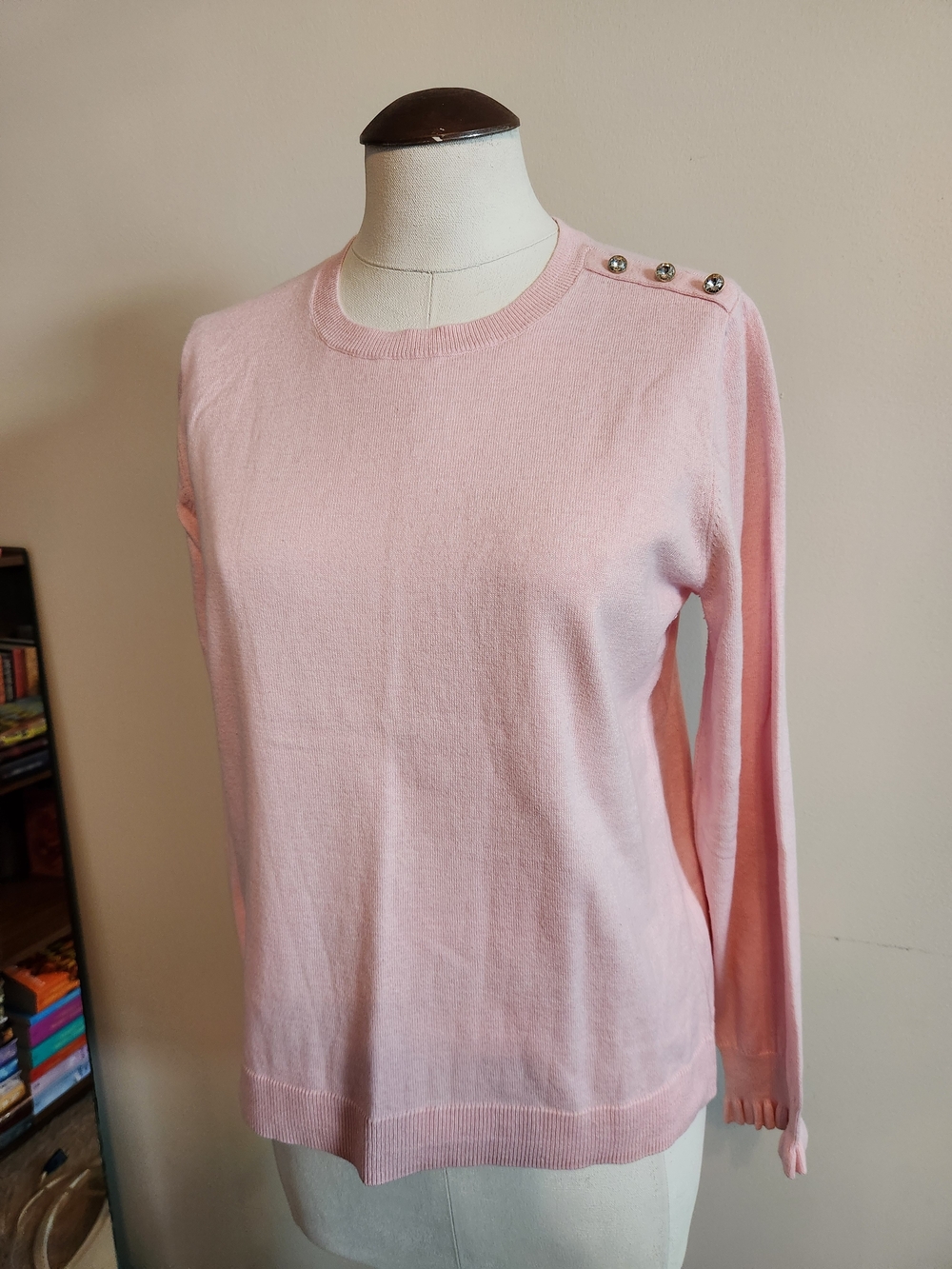 J. Crew Pink Crewneck Sweater